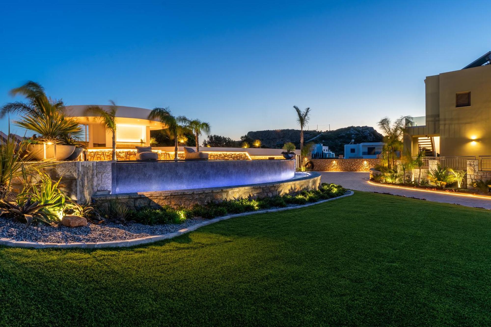 Rhode Luxury Villa Kalithies Exteriör bild