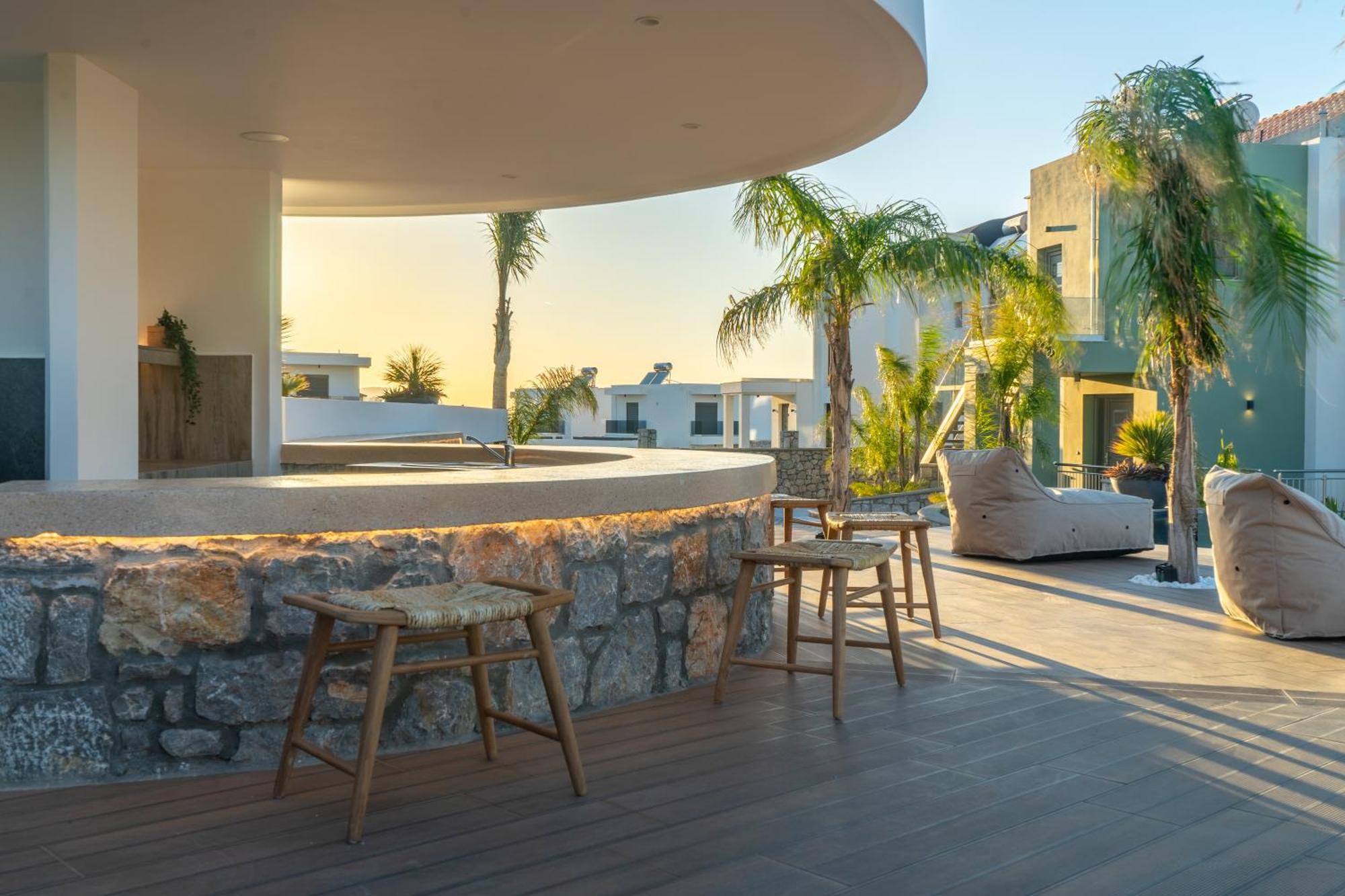 Rhode Luxury Villa Kalithies Exteriör bild