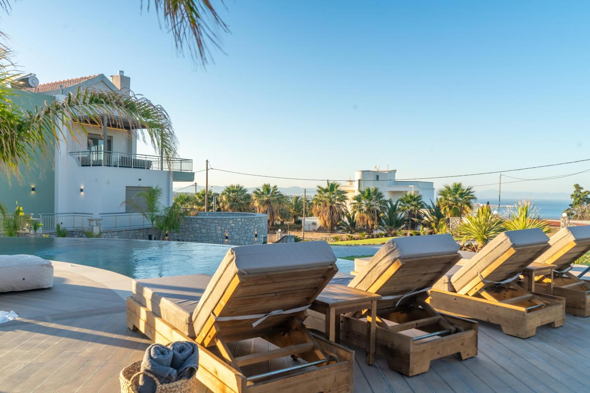 Rhode Luxury Villa Kalithies Exteriör bild