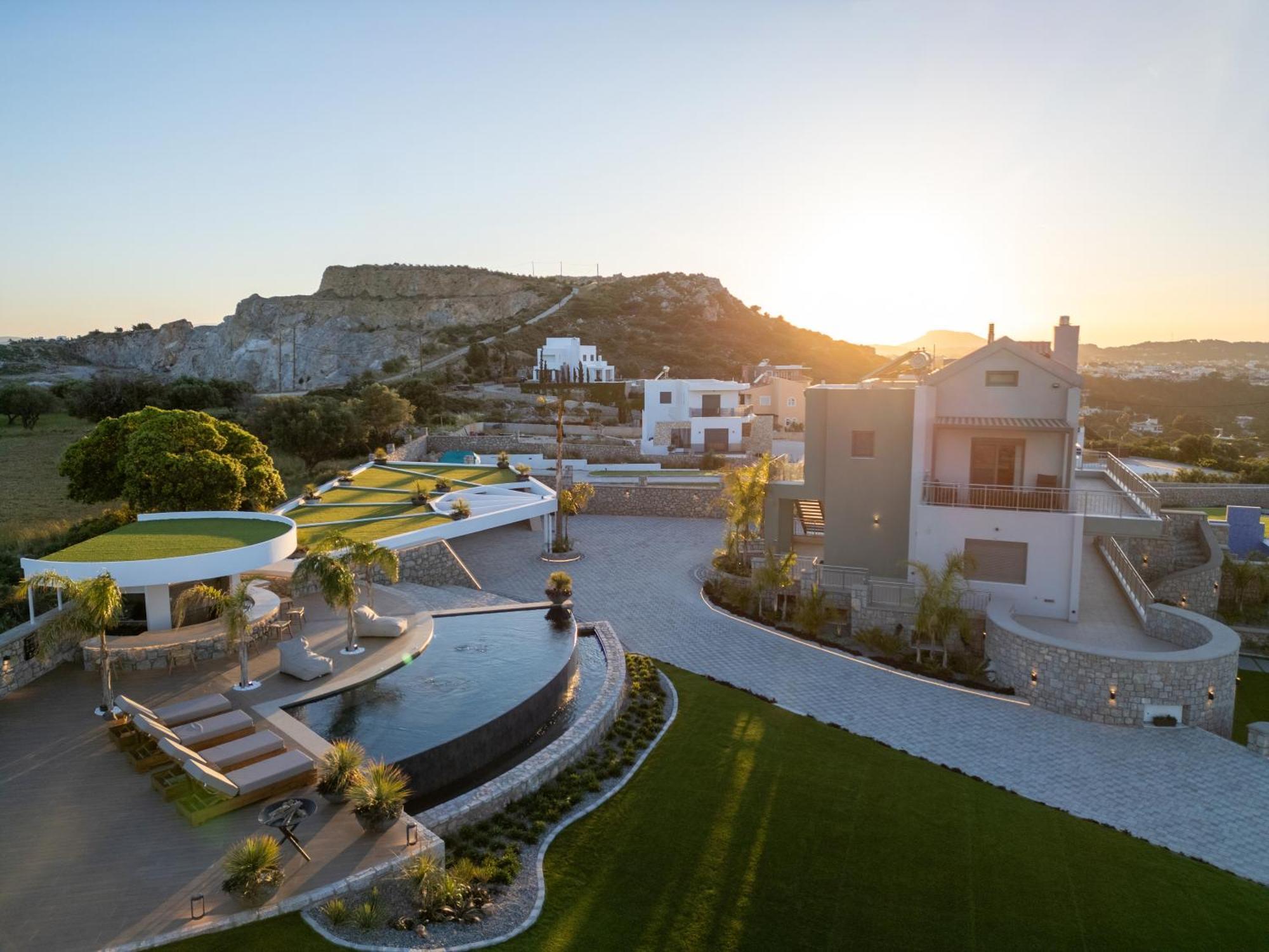 Rhode Luxury Villa Kalithies Exteriör bild