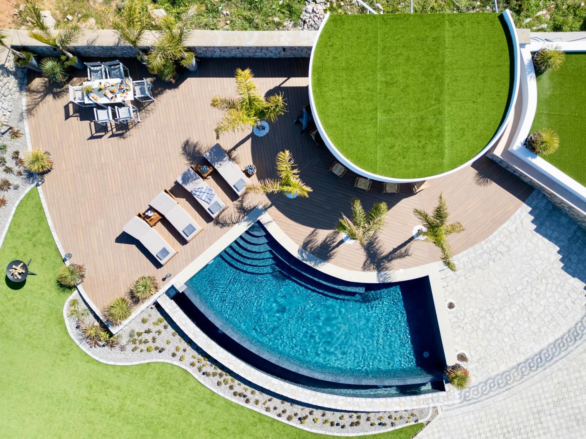 Rhode Luxury Villa Kalithies Exteriör bild
