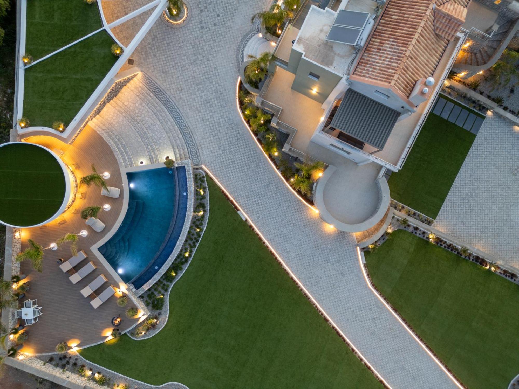 Rhode Luxury Villa Kalithies Exteriör bild
